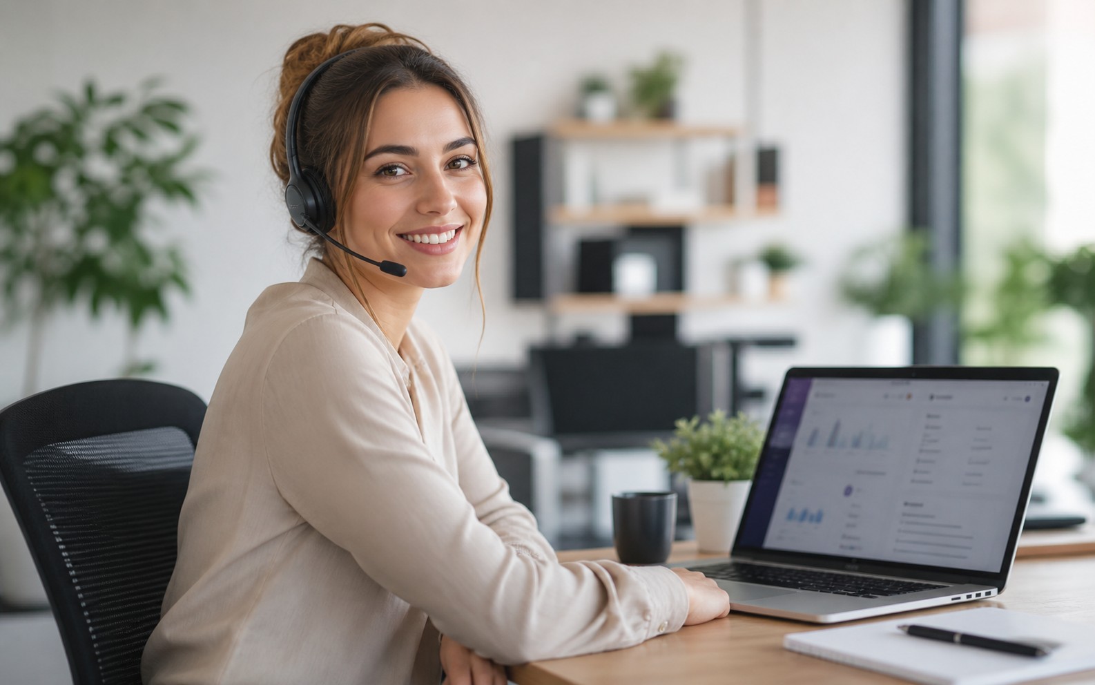Support specialist helping with onboarding